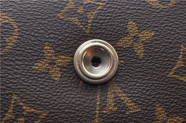 Auth Louis Vuitton Monogram Saint Cloud GM Shoulder Cross Bag M51242 LV 3704D