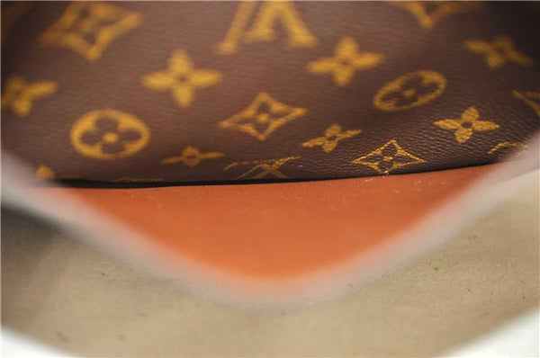 Auth Louis Vuitton Monogram Saint Cloud GM Shoulder Cross Bag M51242 LV 3704D