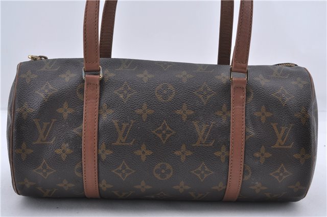 Authentic Louis Vuitton Monogram Papillon 30 Hand Bag Old Model LV 3715D