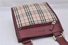 Authentic BURBERRY Nova Check Canvas Leather Shoulder Cross Bag Beige 3715F