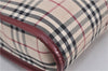 Authentic BURBERRY Nova Check Canvas Leather Shoulder Cross Bag Beige 3715F