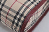 Authentic BURBERRY Nova Check Canvas Leather Shoulder Cross Bag Beige 3715F