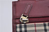 Authentic BURBERRY Nova Check Canvas Leather Shoulder Cross Bag Beige 3715F