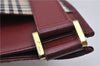 Authentic BURBERRY Nova Check Canvas Leather Shoulder Cross Bag Beige 3715F