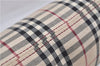 Authentic BURBERRY Nova Check Canvas Leather Shoulder Cross Bag Beige 3715F