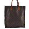 Authentic Louis Vuitton Monogram Sac Plat Hand Tote Bag M51140 LV 3716I