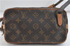 Auth Louis Vuitton Monogram Marly Bandouliere Shoulder Cross Bag M51828 LV 3721D