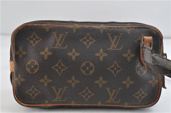 Auth Louis Vuitton Monogram Marly Bandouliere Shoulder Cross Bag M51828 LV 3721D