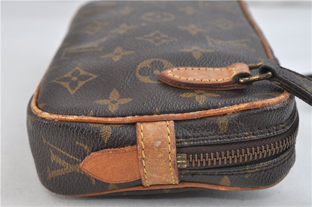 Auth Louis Vuitton Monogram Marly Bandouliere Shoulder Cross Bag M51828 LV 3721D