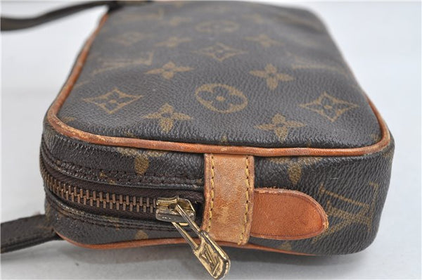 Auth Louis Vuitton Monogram Marly Bandouliere Shoulder Cross Bag M51828 LV 3721D