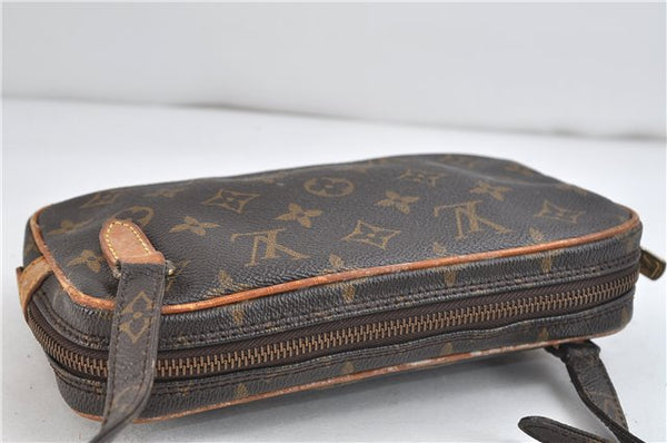 Auth Louis Vuitton Monogram Marly Bandouliere Shoulder Cross Bag M51828 LV 3721D
