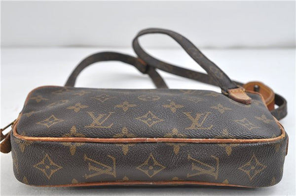 Auth Louis Vuitton Monogram Marly Bandouliere Shoulder Cross Bag M51828 LV 3721D