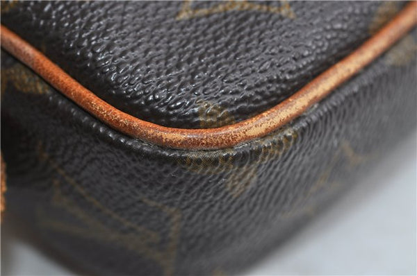 Auth Louis Vuitton Monogram Marly Bandouliere Shoulder Cross Bag M51828 LV 3721D