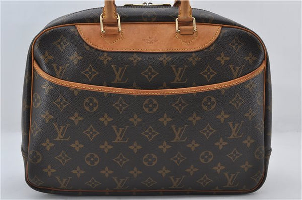 Authentic Louis Vuitton Monogram Deauville Hand Bag M47270 LV 3721E