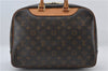 Authentic Louis Vuitton Monogram Deauville Hand Bag M47270 LV 3721E