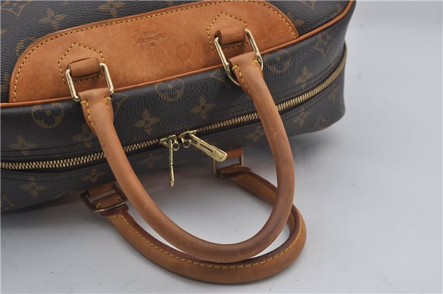 Authentic Louis Vuitton Monogram Deauville Hand Bag M47270 LV 3721E