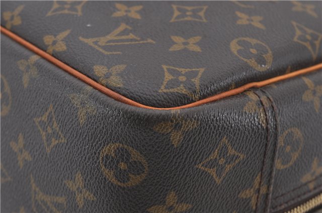 Authentic Louis Vuitton Monogram Deauville Hand Bag M47270 LV 3721E