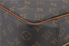 Authentic Louis Vuitton Monogram Deauville Hand Bag M47270 LV 3721E
