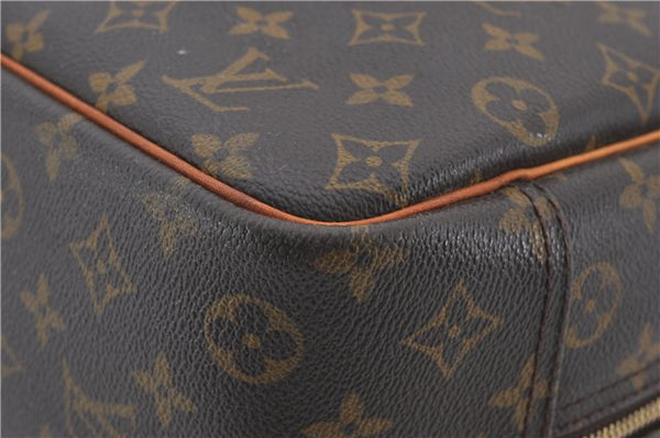Authentic Louis Vuitton Monogram Deauville Hand Bag M47270 LV 3721E