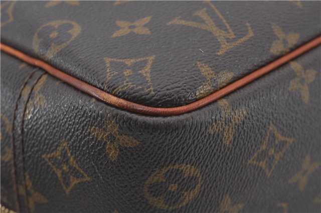 Authentic Louis Vuitton Monogram Deauville Hand Bag M47270 LV 3721E
