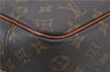 Authentic Louis Vuitton Monogram Deauville Hand Bag M47270 LV 3721E