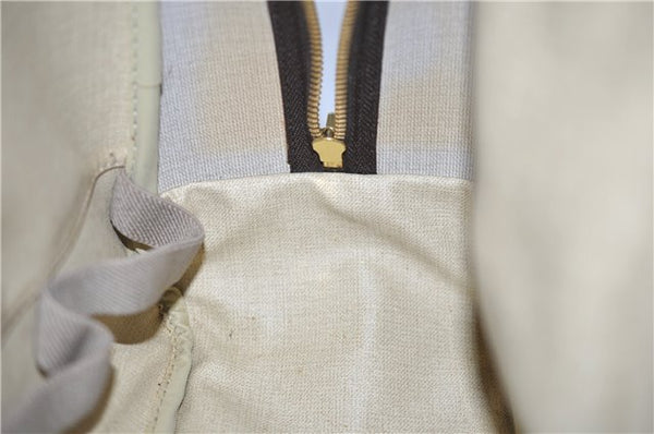 Authentic Louis Vuitton Monogram Deauville Hand Bag M47270 LV 3721E