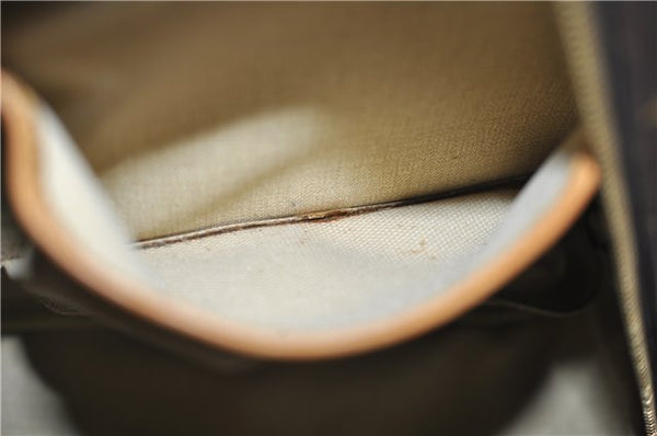 Authentic Louis Vuitton Monogram Deauville Hand Bag M47270 LV 3721E