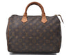 Authentic Louis Vuitton Monogram Speedy 30 Hand Bag M41526 LV 3724D