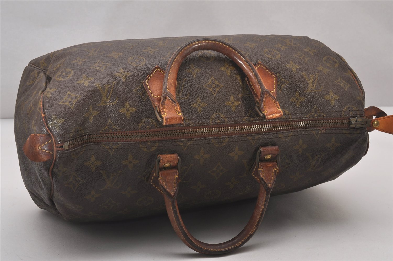 Authentic Louis Vuitton Monogram Speedy 35 Hand Boston Bag Old Model LV 3727I