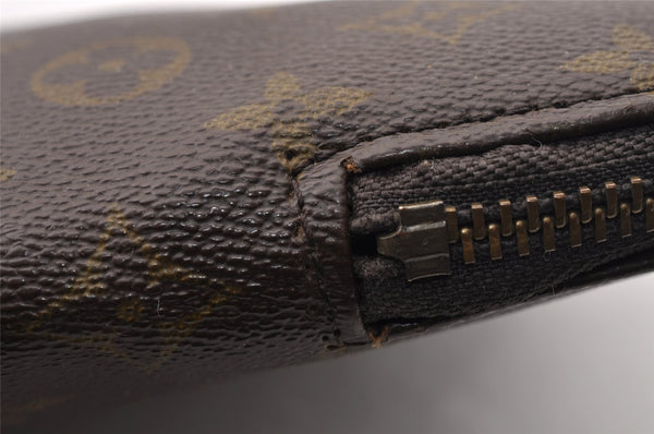 Auth Louis Vuitton Monogram Poche Documents Document Case Old Model Junk 3740I