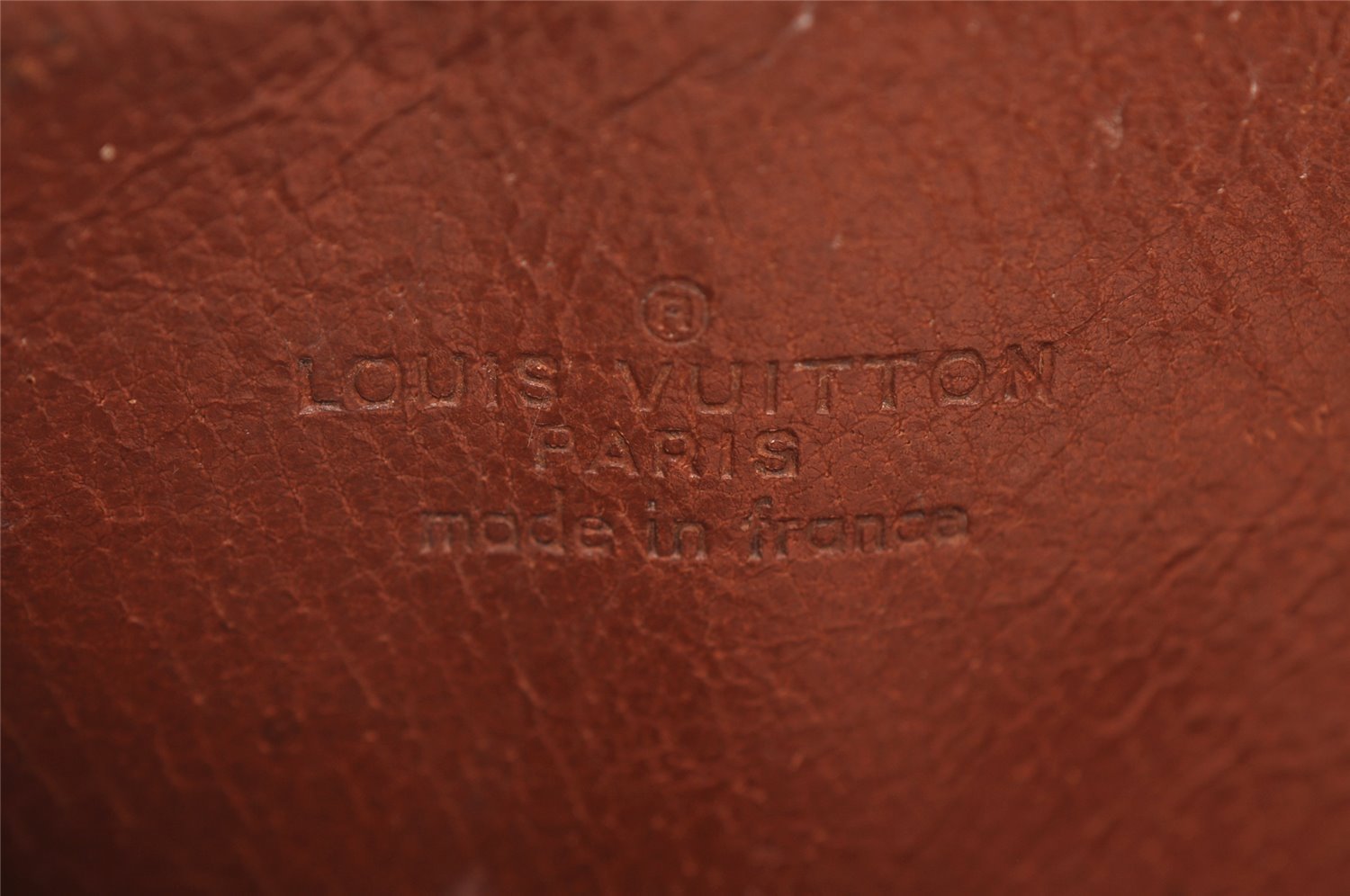 Auth Louis Vuitton Monogram Poche Documents Document Case Old Model Junk 3740I