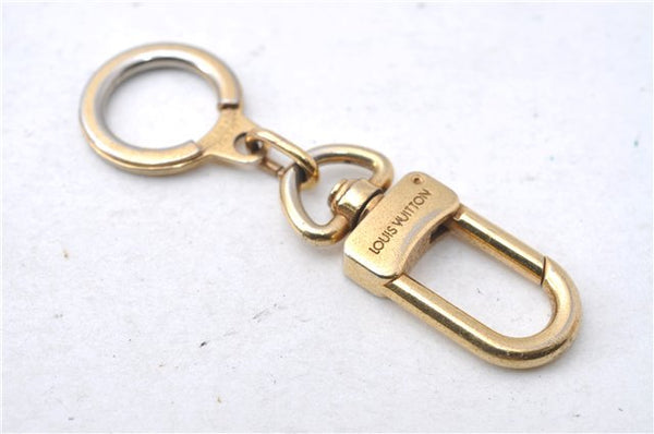 Authentic Louis Vuitton Charm Key Chain Anokre Gold M62694 LV 3742D