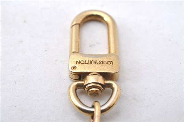 Authentic Louis Vuitton Charm Key Chain Anokre Gold M62694 LV 3742D