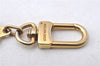 Authentic Louis Vuitton Charm Key Chain Anokre Gold M62694 LV 3742D
