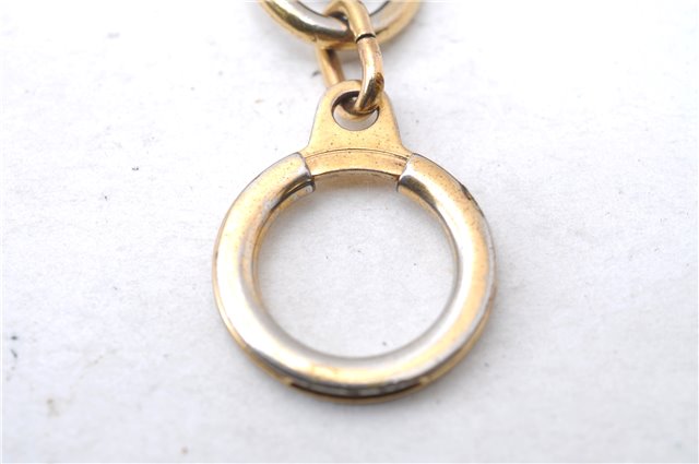 Authentic Louis Vuitton Charm Key Chain Anokre Gold M62694 LV 3742D
