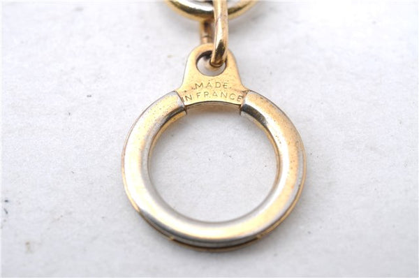 Authentic Louis Vuitton Charm Key Chain Anokre Gold M62694 LV 3742D