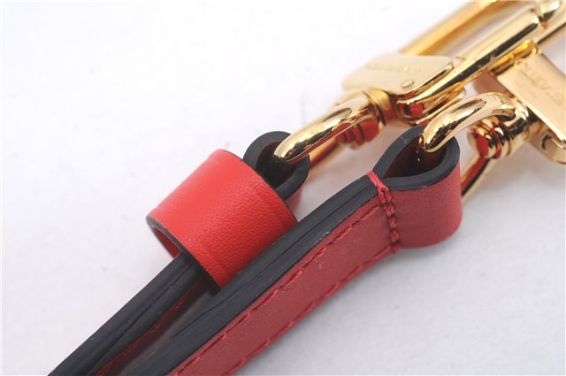 Authentic Louis Vuitton Leather Shoulder Strap Red 24.8-28.7