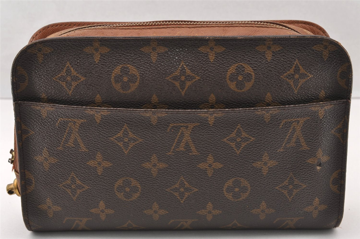 Authentic Louis Vuitton Monogram Orsay Clutch Hand Bag Purse M51790 Junk 3746I