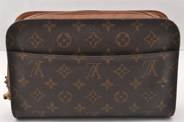 Authentic Louis Vuitton Monogram Orsay Clutch Hand Bag Purse M51790 Junk 3746I