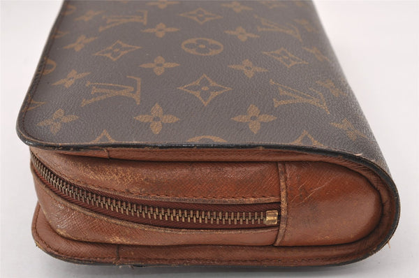 Authentic Louis Vuitton Monogram Orsay Clutch Hand Bag Purse M51790 Junk 3746I