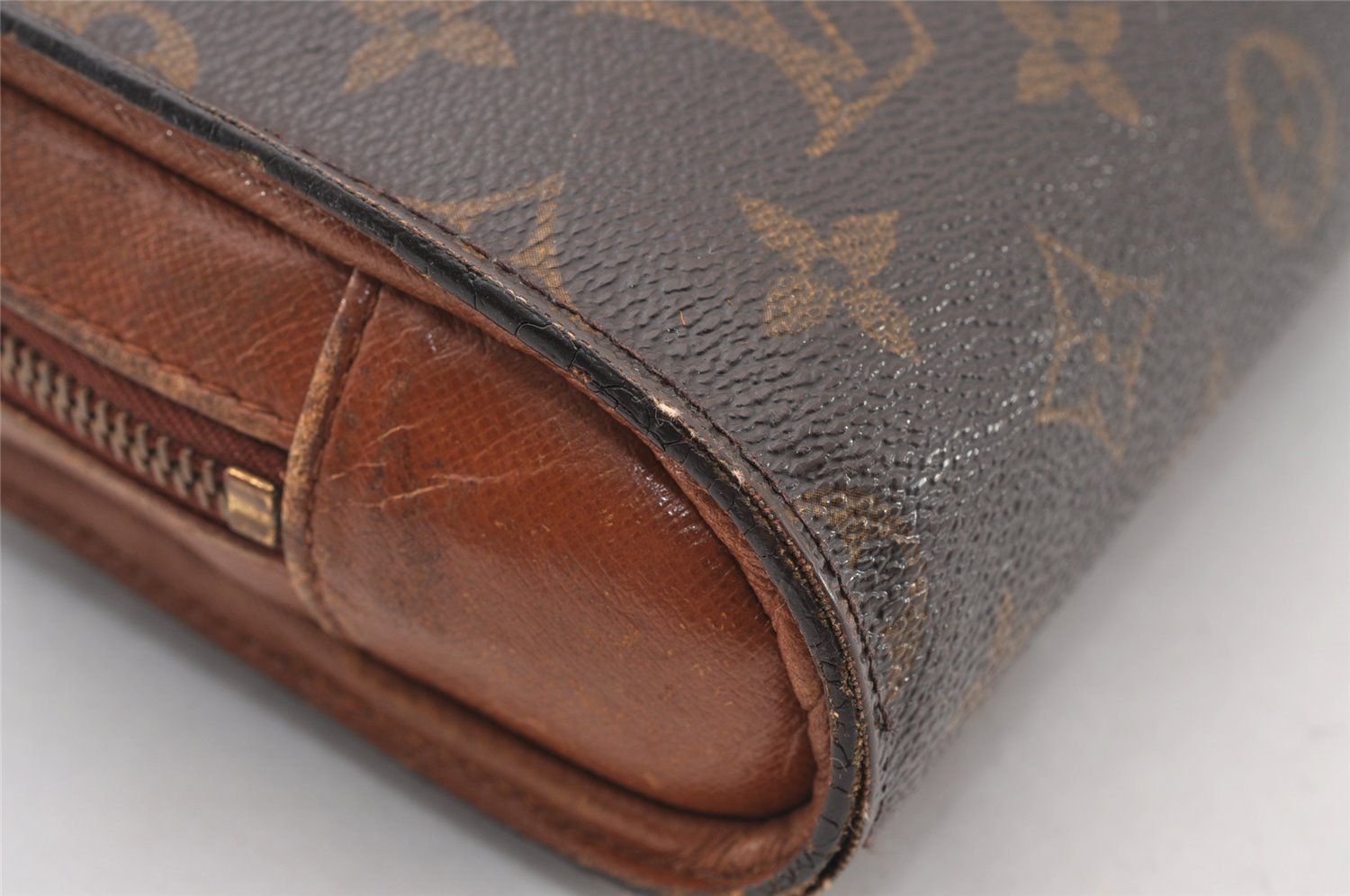 Authentic Louis Vuitton Monogram Orsay Clutch Hand Bag Purse M51790 Junk 3746I