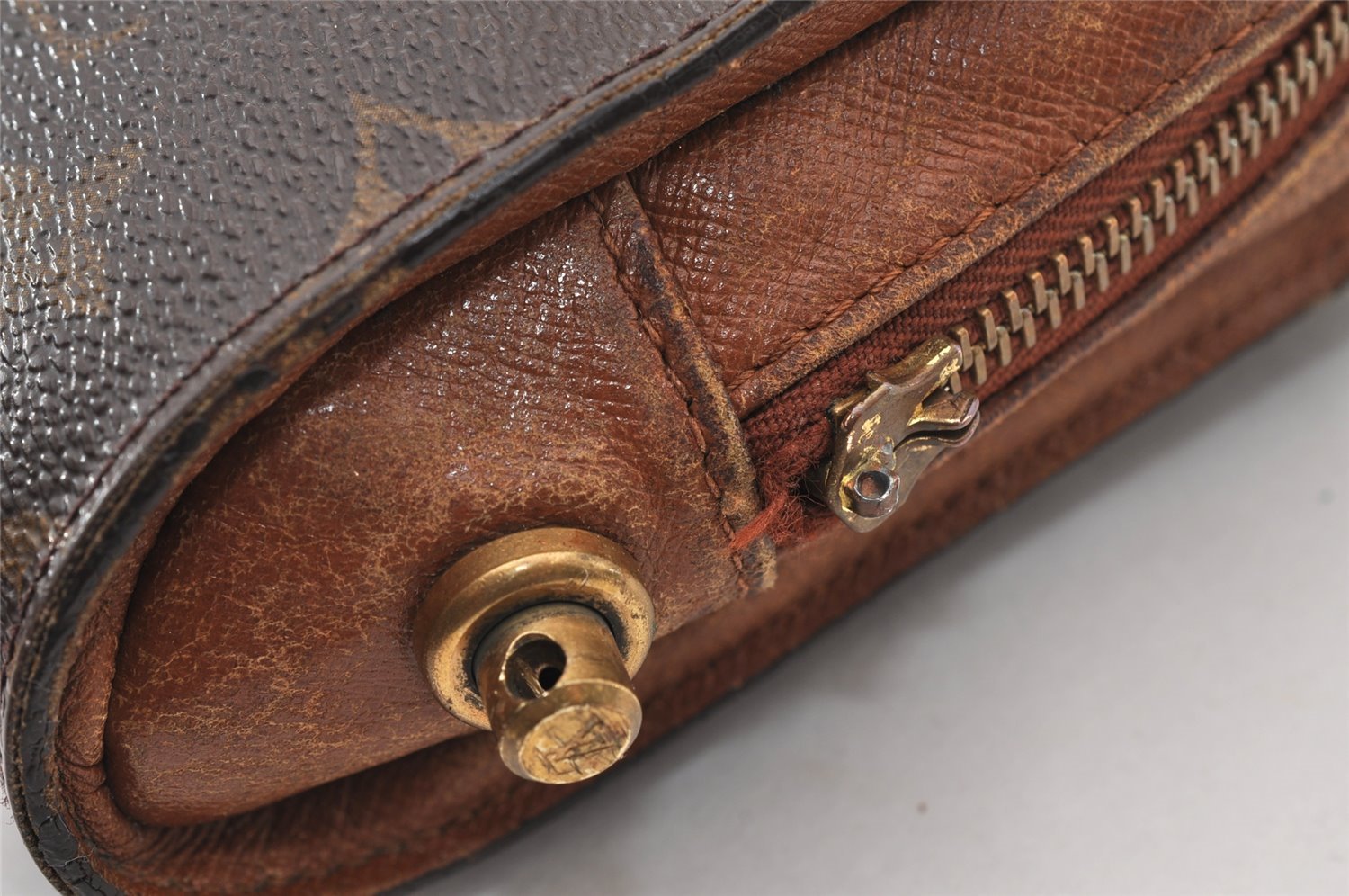 Authentic Louis Vuitton Monogram Orsay Clutch Hand Bag Purse M51790 Junk 3746I