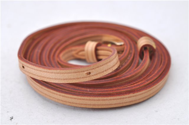 Authentic Louis Vuitton Leather Shoulder Strap Beige 48.8