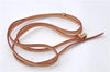 Authentic Louis Vuitton Leather Shoulder Strap Beige 48.8" LV 3750D