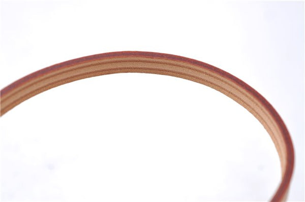 Authentic Louis Vuitton Leather Shoulder Strap Beige 48.8" LV 3750D