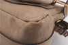 Authentic Chloe Paraty 2Way Shoulder Hand Bag Leather Beige 3755D