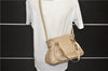 Authentic Chloe Paraty 2Way Shoulder Hand Bag Leather Beige 3755D