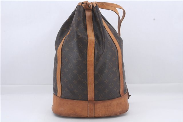 Authentic Louis Vuitton Monogram Randonnee GM Shoulder Bag M42244 LV 3760D