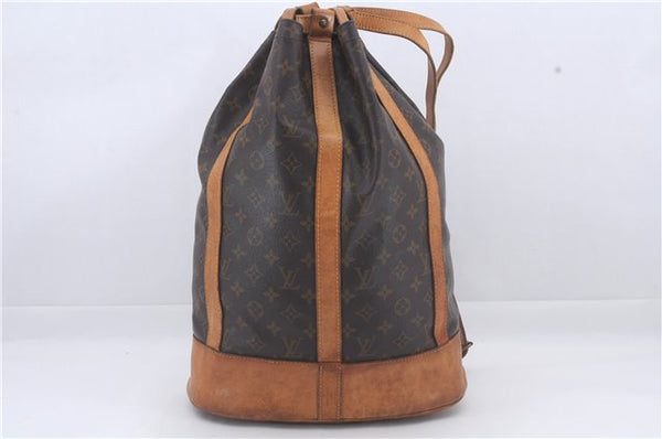 Authentic Louis Vuitton Monogram Randonnee GM Shoulder Bag M42244 LV 3760D