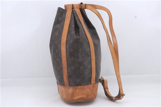 Authentic Louis Vuitton Monogram Randonnee GM Shoulder Bag M42244 LV 3760D